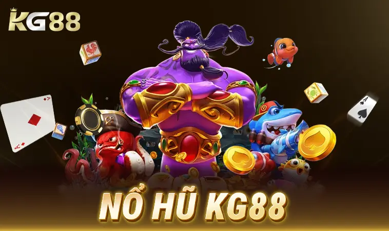 Sảnh nổ hũ KG88 thiết kế đồ họa đẹp, ấn tượng
