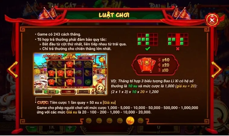 Luật chơi Nổ Hũ Lân Hái Lộc Tại KG88