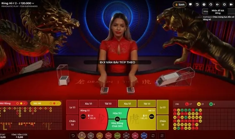 Các cửa cược trong Dragon Tiger Tại KG88