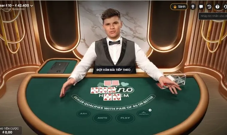 Chơi Xì Tố Tại KG88 cùng dealer chia bài chuyên nghiệp